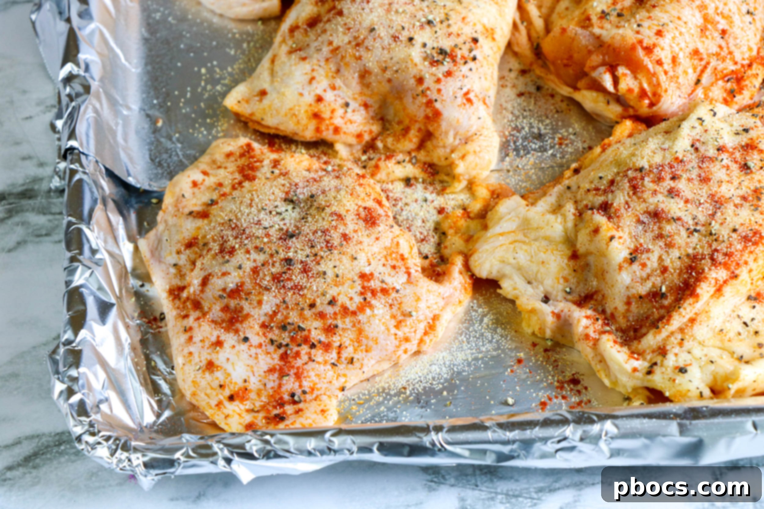 Low Carb Oven Baked Chicken Thighs