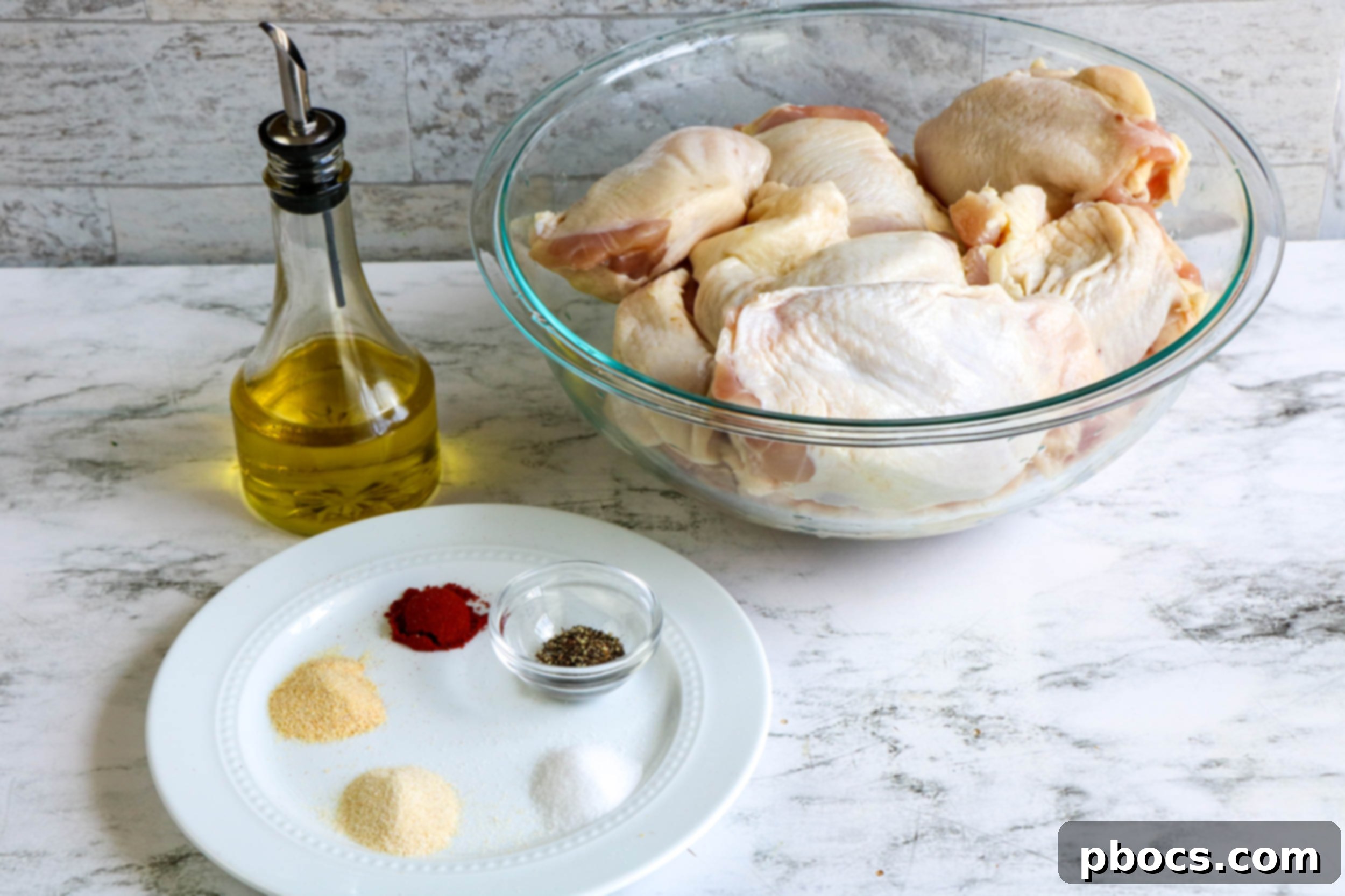 Low Carb Oven Baked Chicken Thighs