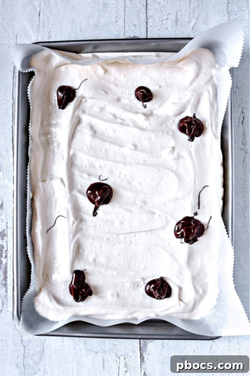 Step 4: Spread bark mixture on pan