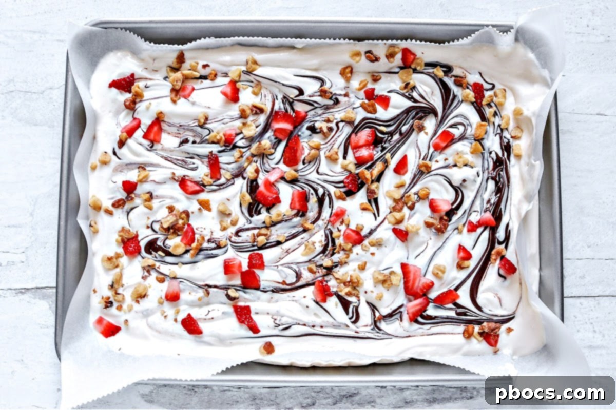 Step 7: Freeze bark for 3+ hours