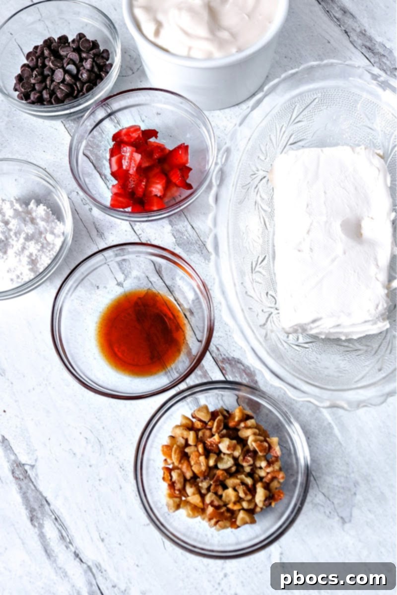 Healthy Ingredients in Keto Strawberry Chocolate Cheesecake Bark