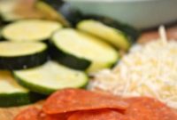 Savory Zucchini Pizza Poppers