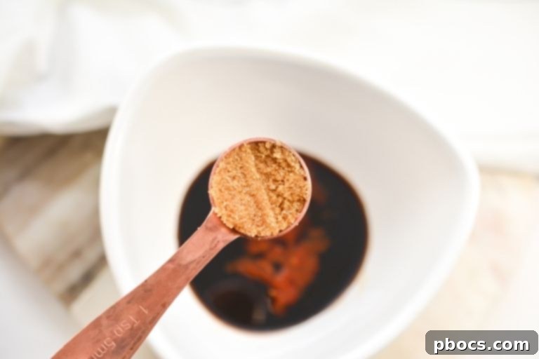 Swerve Brown Sugar being added to a bowl