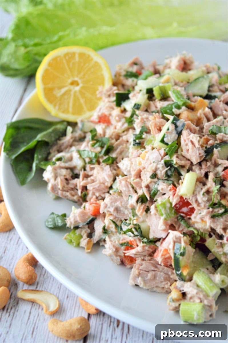 Low Carb Tuna Salad Recipe With Cashews