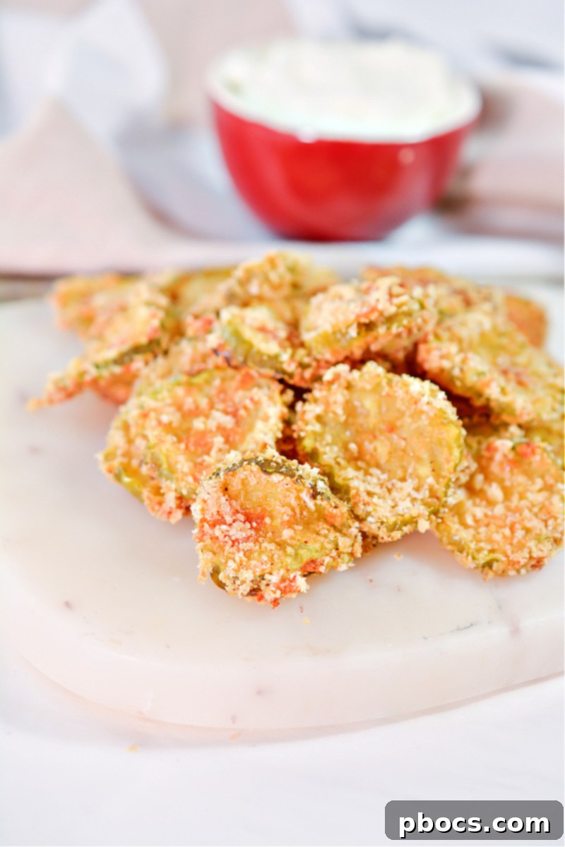 Kid-friendly Air Fryer Pickle Chips