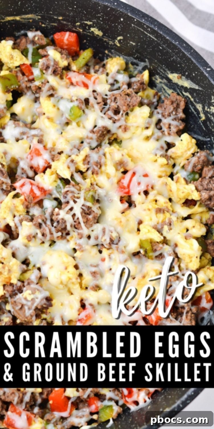 Sizzling Keto Skillet Morning 15 Pin for later: Keto Breakfast Skillet