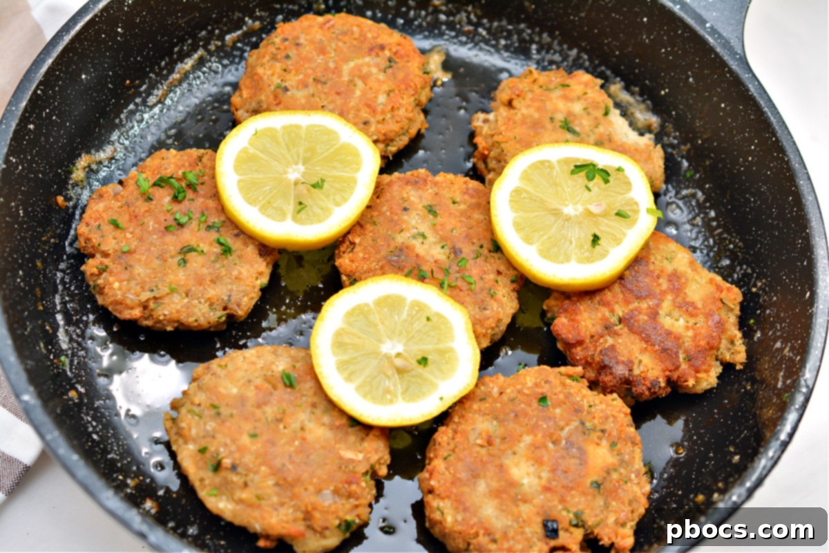 Keto Parmesan Salmon Cakes 11 Heating Oil for Keto Salmon Patties