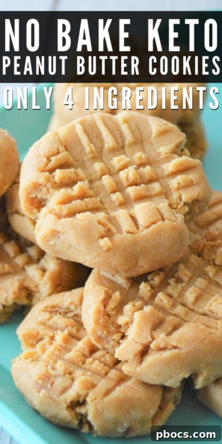 Coconut Flour Peanut Butter Cookies - No-Bake Recipe