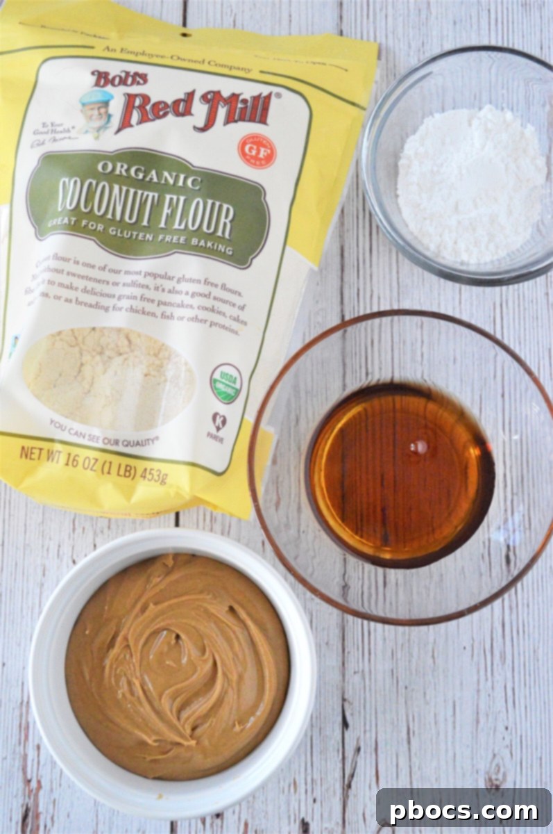 Coconut Flour Peanut Butter Cookies - No-Bake Recipe