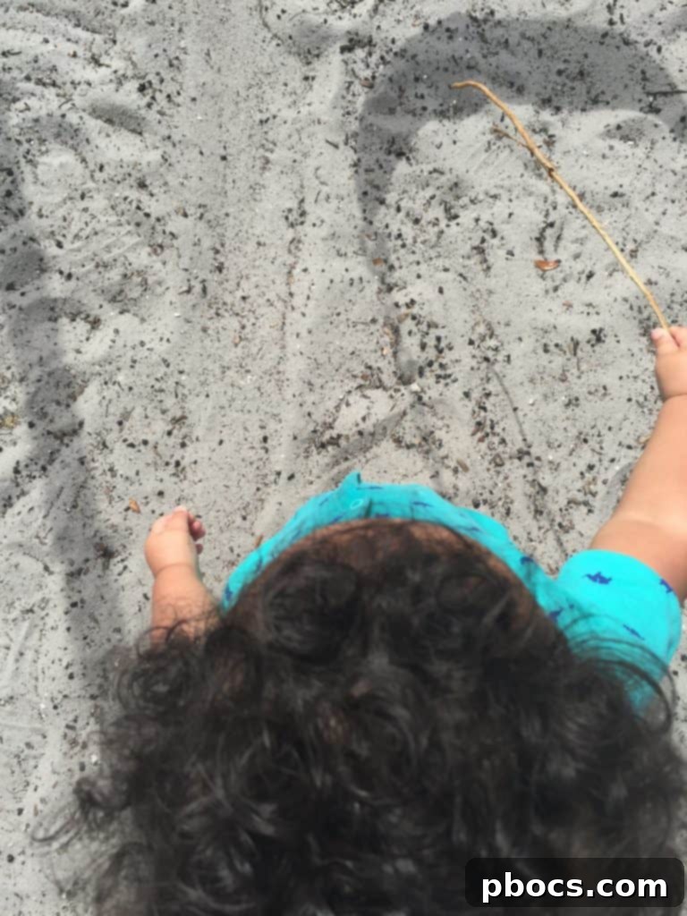 Young Joseph proudly holding a large branch like a sword at the park, during Fourth of July weekend.