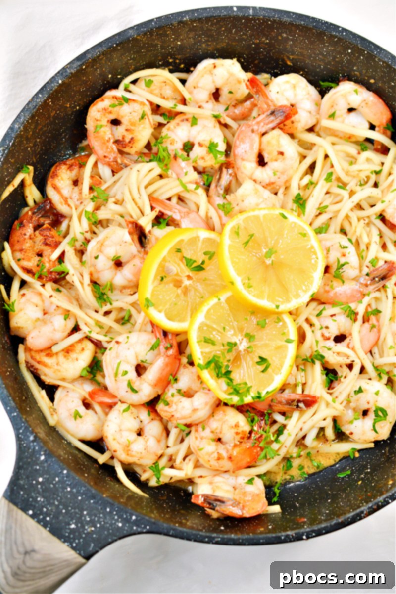 Effortless Keto Shrimp Scampi 2 Easy Keto Shrimp Scampi - Succulent shrimp in creamy garlic lemon sauce