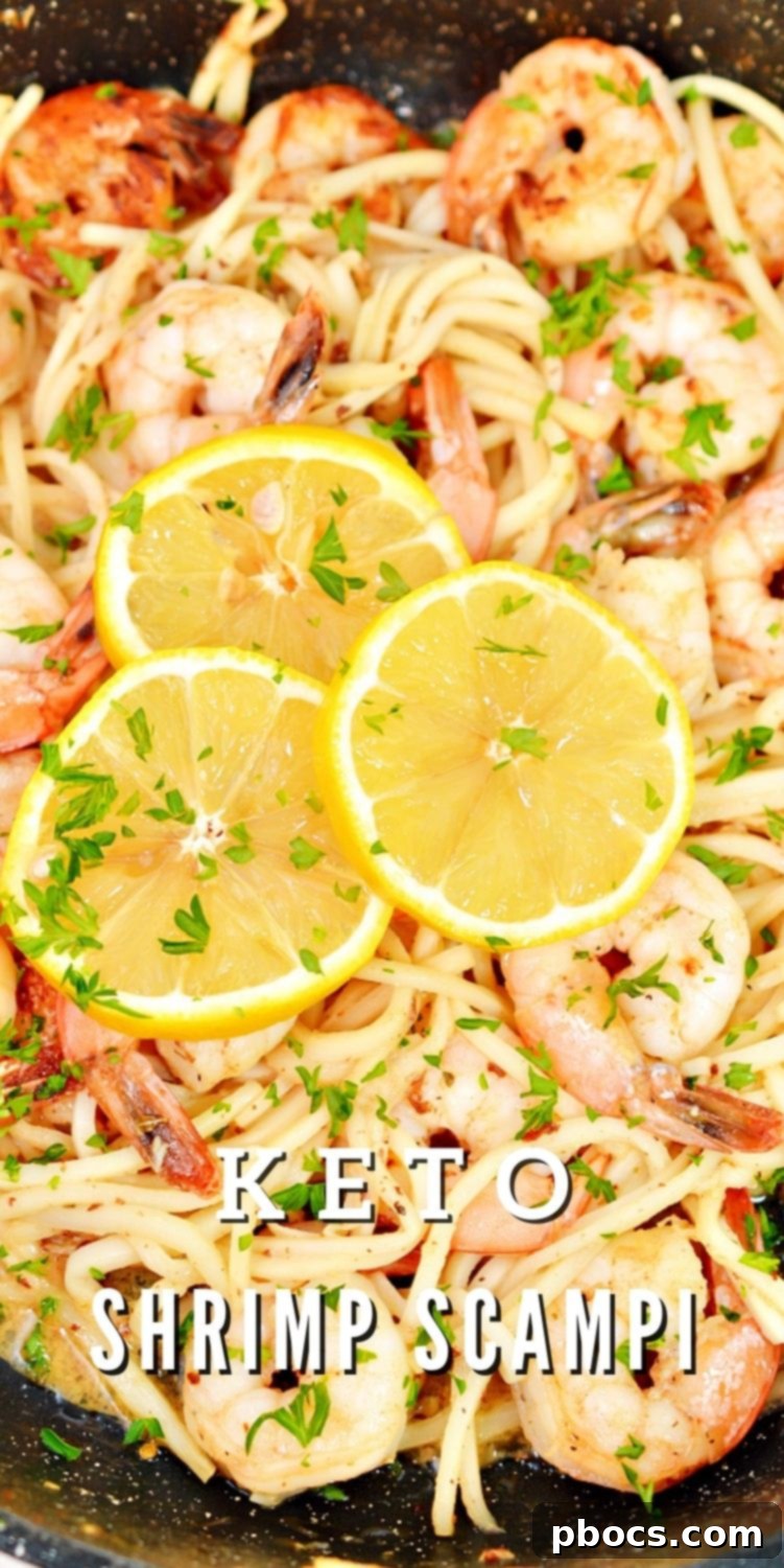 Effortless Keto Shrimp Scampi 17 Easy Keto Shrimp Scampi - Pin for later