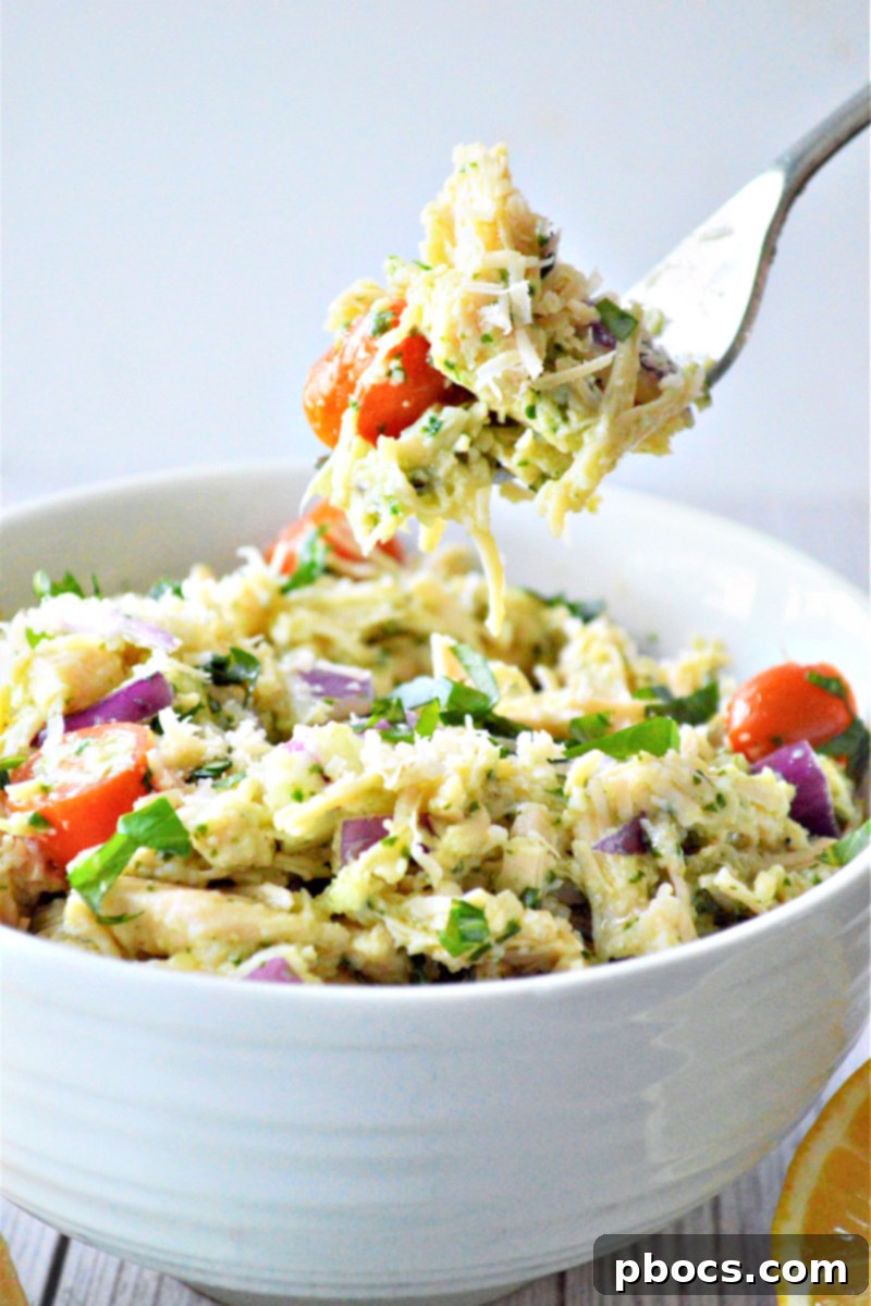 Mediterranean Low Carb Pesto Chicken Salad 5 Fresh basil leaves, main ingredient for homemade pesto