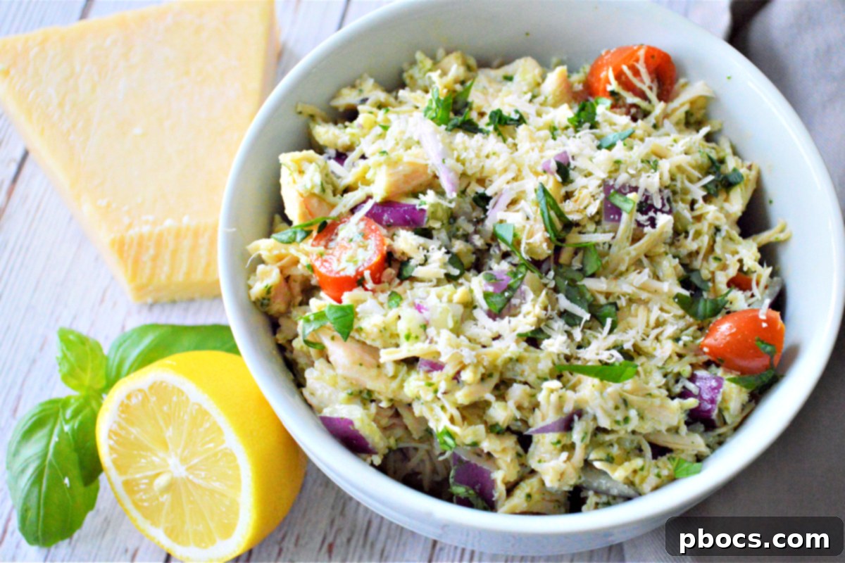 Mediterranean Low Carb Pesto Chicken Salad 7 Fresh lemons for zesty homemade pesto