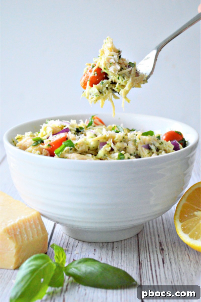 Mediterranean Low Carb Pesto Chicken Salad 10 Low Carb Pesto Chicken Salad prepared for meal prepping