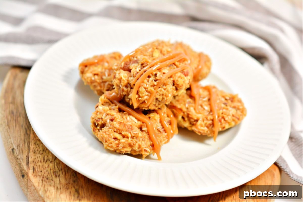 Keto Peanut Butter Caramel Cookies - Easy No-Bake Recipe