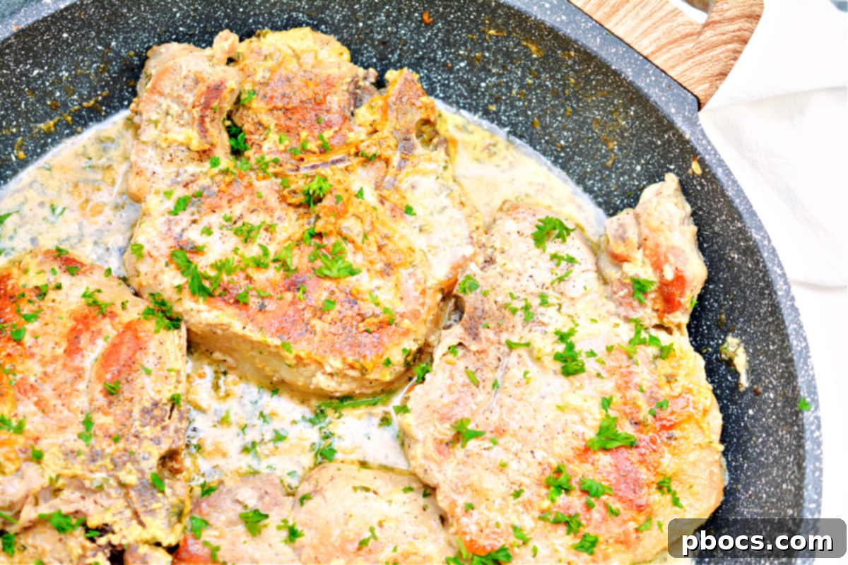Keto Garlic Parmesan Pork Chops
