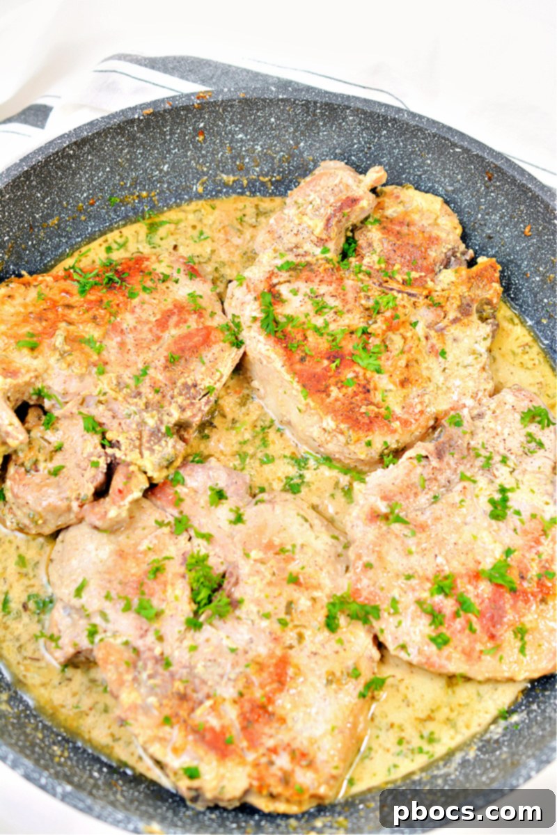 Keto Garlic Parmesan Pork Chops