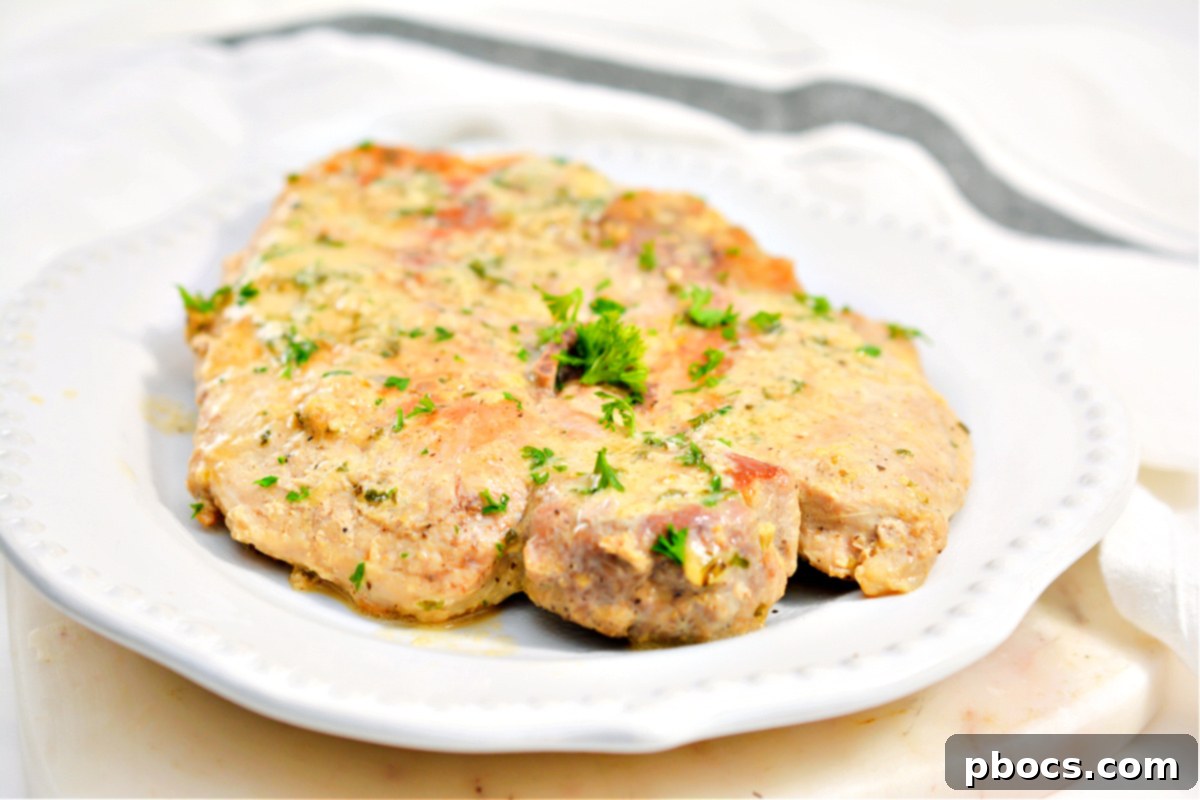 Keto Garlic Parmesan Pork Chops