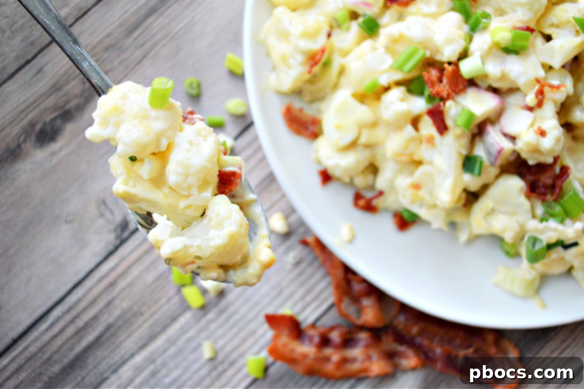 Keto Faux Potato Salad - Radishes for the perfect potato texture