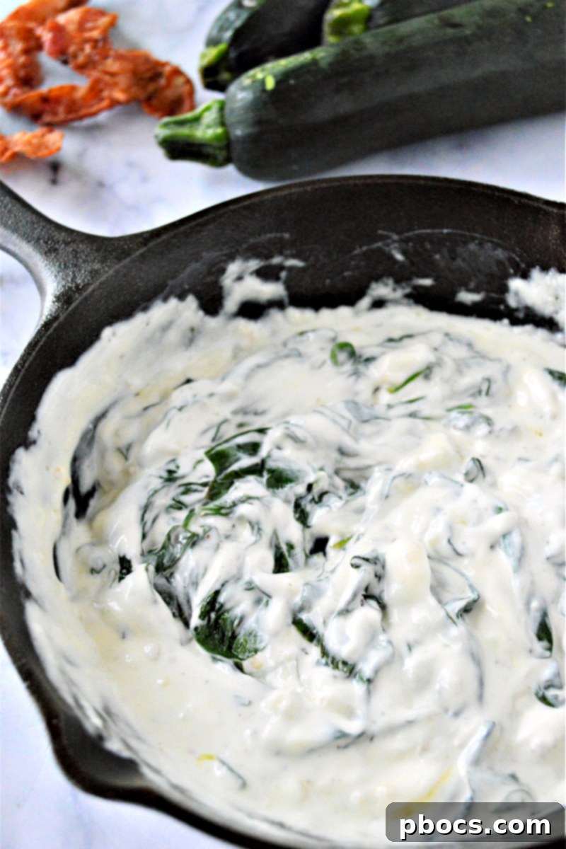 Mixing Creamy Dip Ingredients
