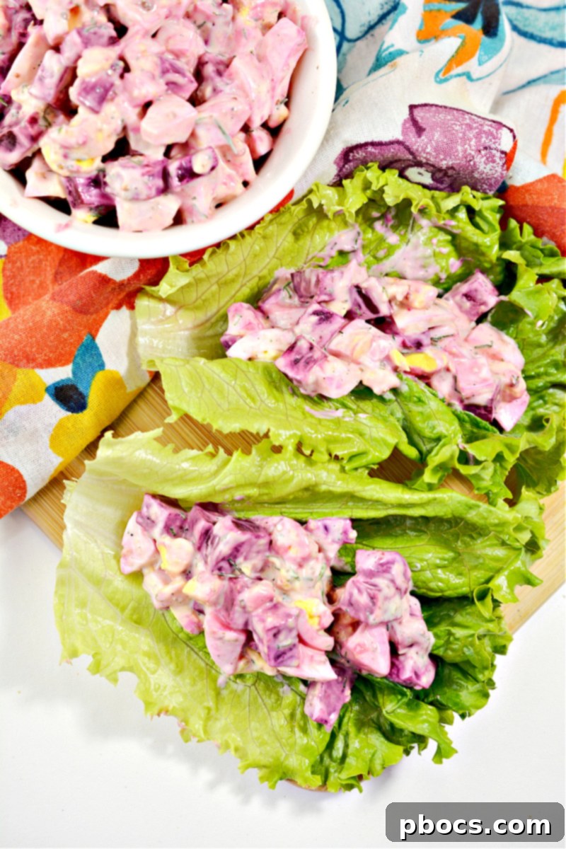 Fresh Summer Beet Egg Salad Recipe