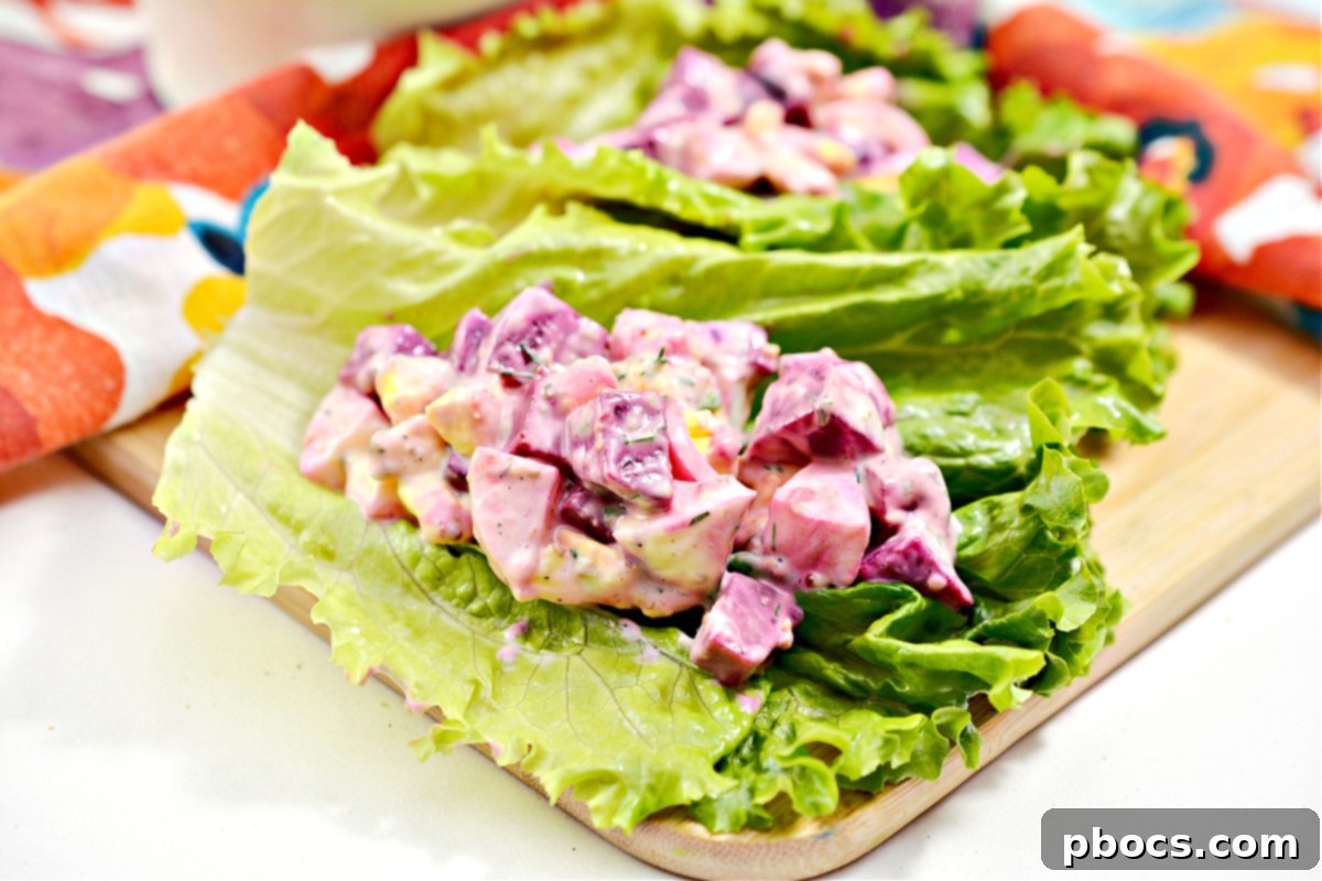 Quick Healthy Lunch Ideas with Beet Egg Salad