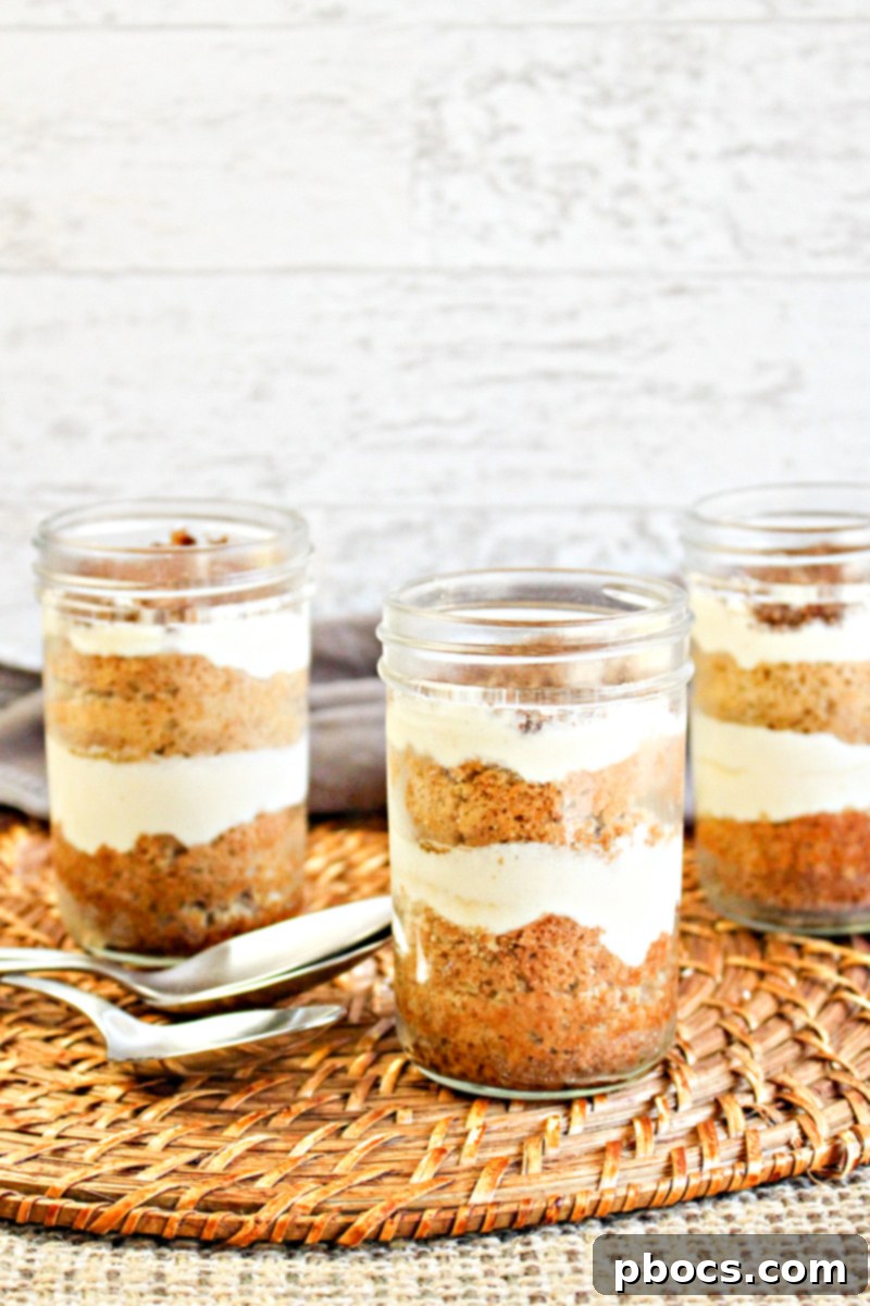 Low Carb Tiramisu In A Jar - A delightful and elegant keto dessert
