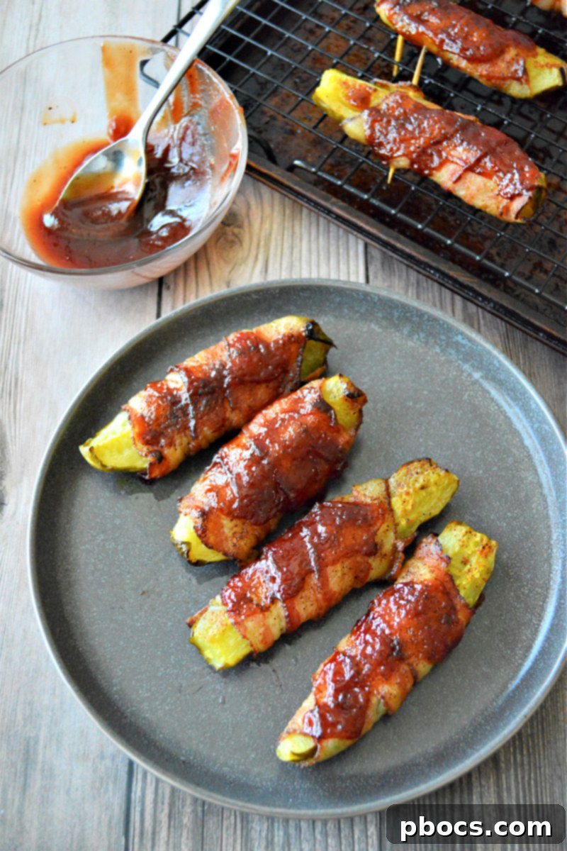 Low Carb Bacon Wrapped Pickles