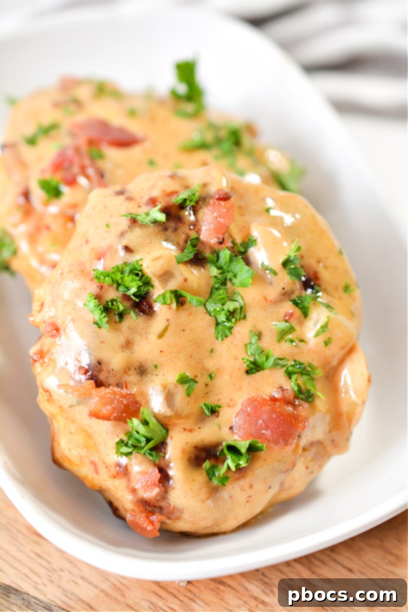 Keto Cheddar Ranch Chicken Burgers plated with a side of garlic butter cauliflower rice