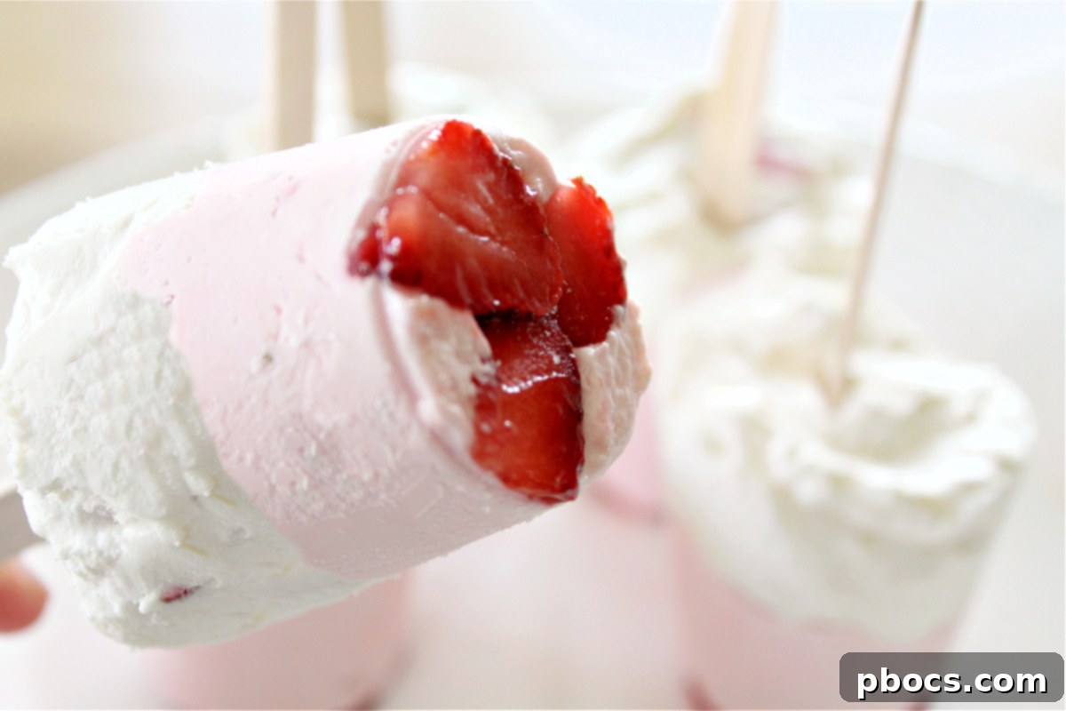 Fresh Strawberries for Keto Popsicles - Low carb fruit for healthy desserts