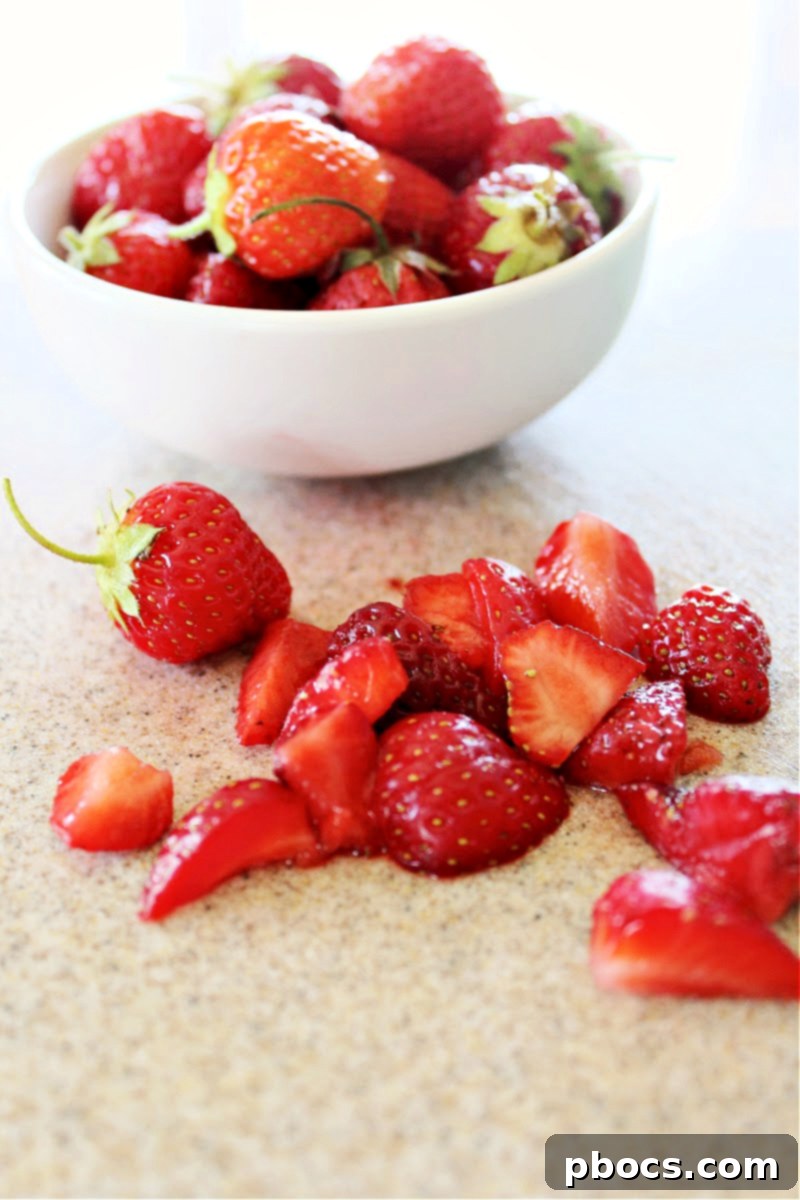 Frozen strawberries for Keto Cheesecake Popsicles - How to freeze berries