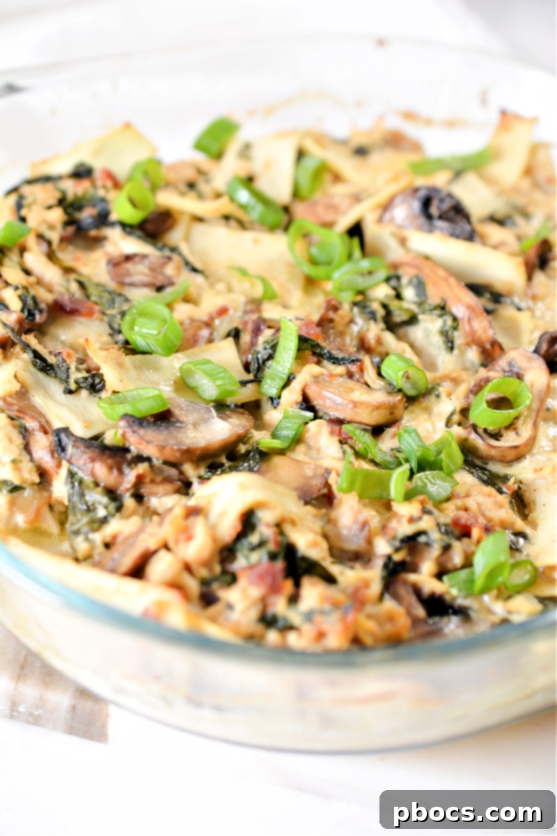 Comforting Keto Tuna Bake 8 Keto ground beef and cabbage casserole, a simple yet delicious and economical family meal.