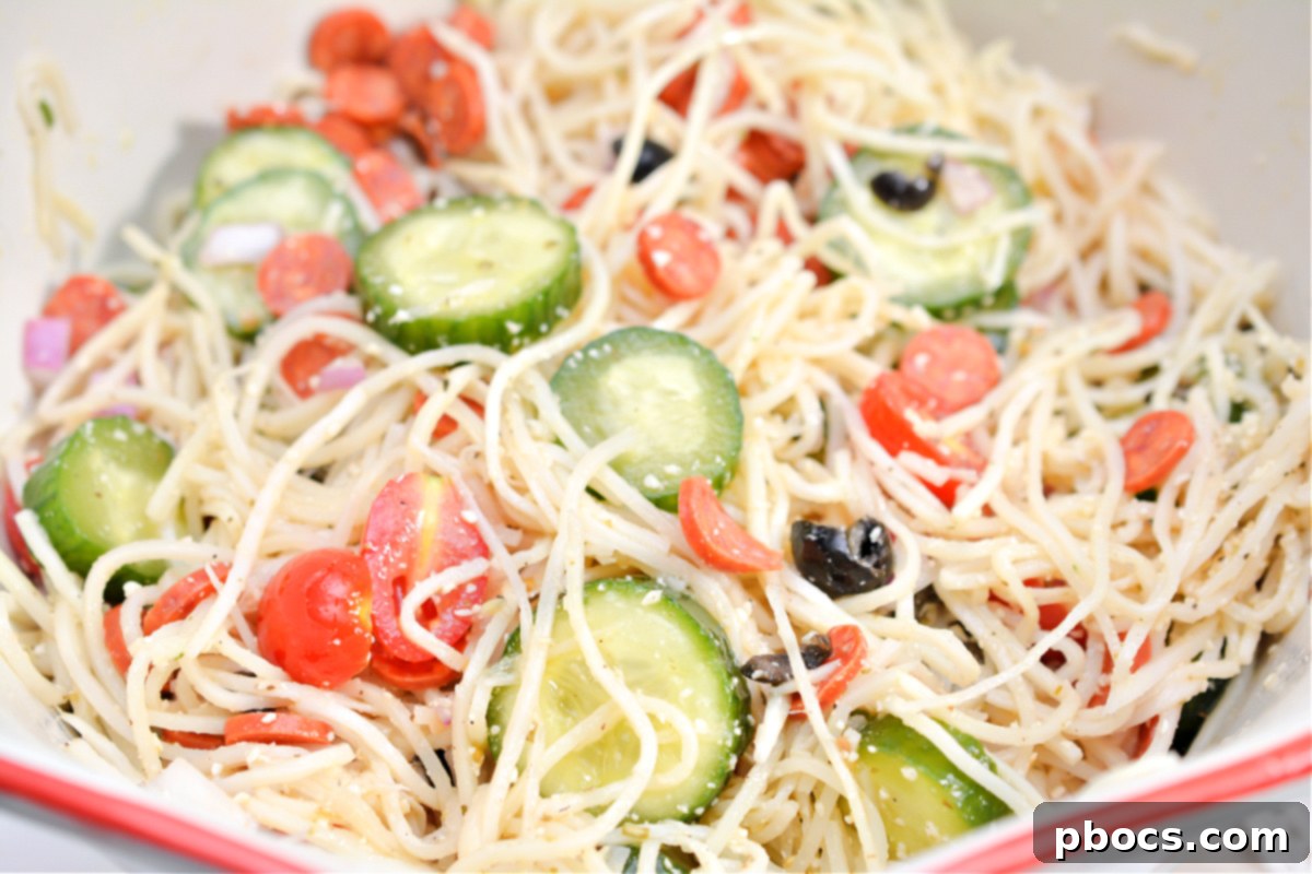 Guilt-Free Keto Pasta Salad 11 Keto Spaghetti Salad
