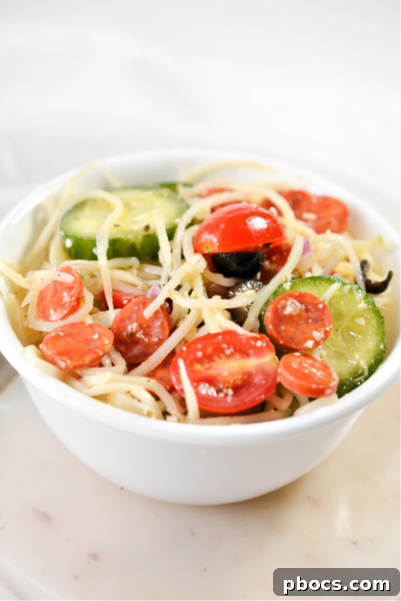 Guilt-Free Keto Pasta Salad 13 Keto Spaghetti Salad