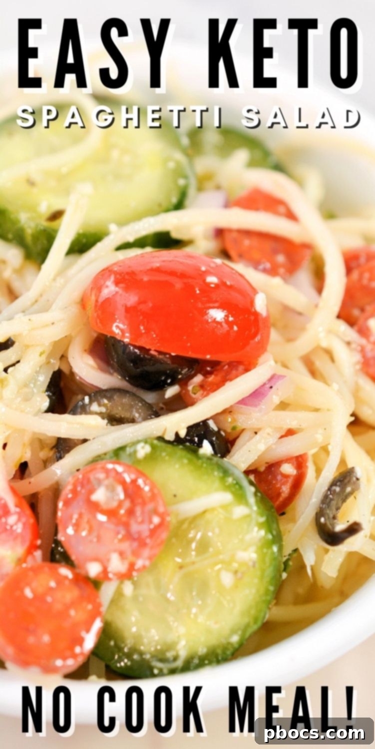 Guilt-Free Keto Pasta Salad 22 Keto Spaghetti Salad