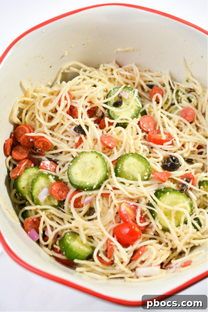 Guilt-Free Keto Pasta Salad 4 Keto Spaghetti Salad