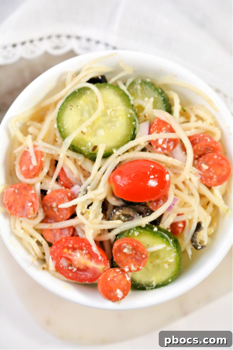 Guilt-Free Keto Pasta Salad 6 Keto Spaghetti Salad