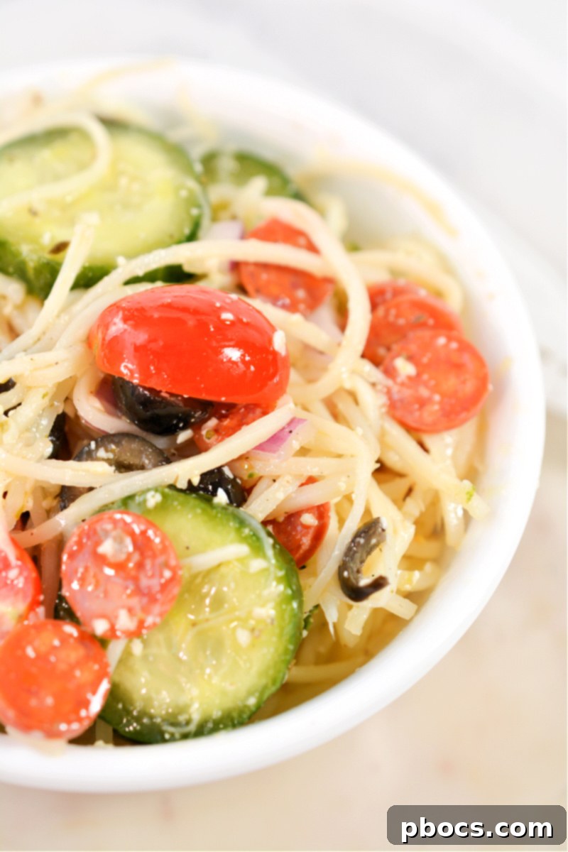 Guilt-Free Keto Pasta Salad 10 Keto Spaghetti Salad