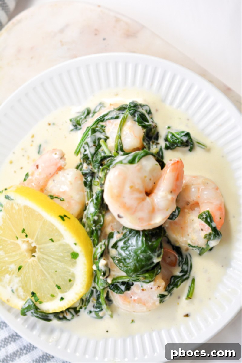 Ultimate Creamy Keto Garlic Shrimp 2 Creamy Keto Garlic Shrimp, a quick and easy low-carb dinner idea