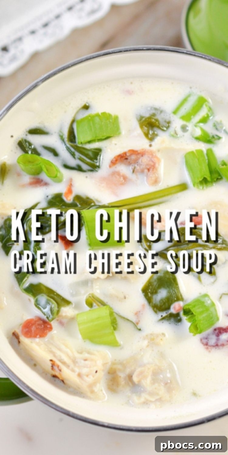 Decadent Keto Cream Cheese Chicken Soup 17 Keto Chicken Cream Cheese Soup
