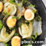Keto Bok Choy Stir Fry with Soy Sauce Eggs