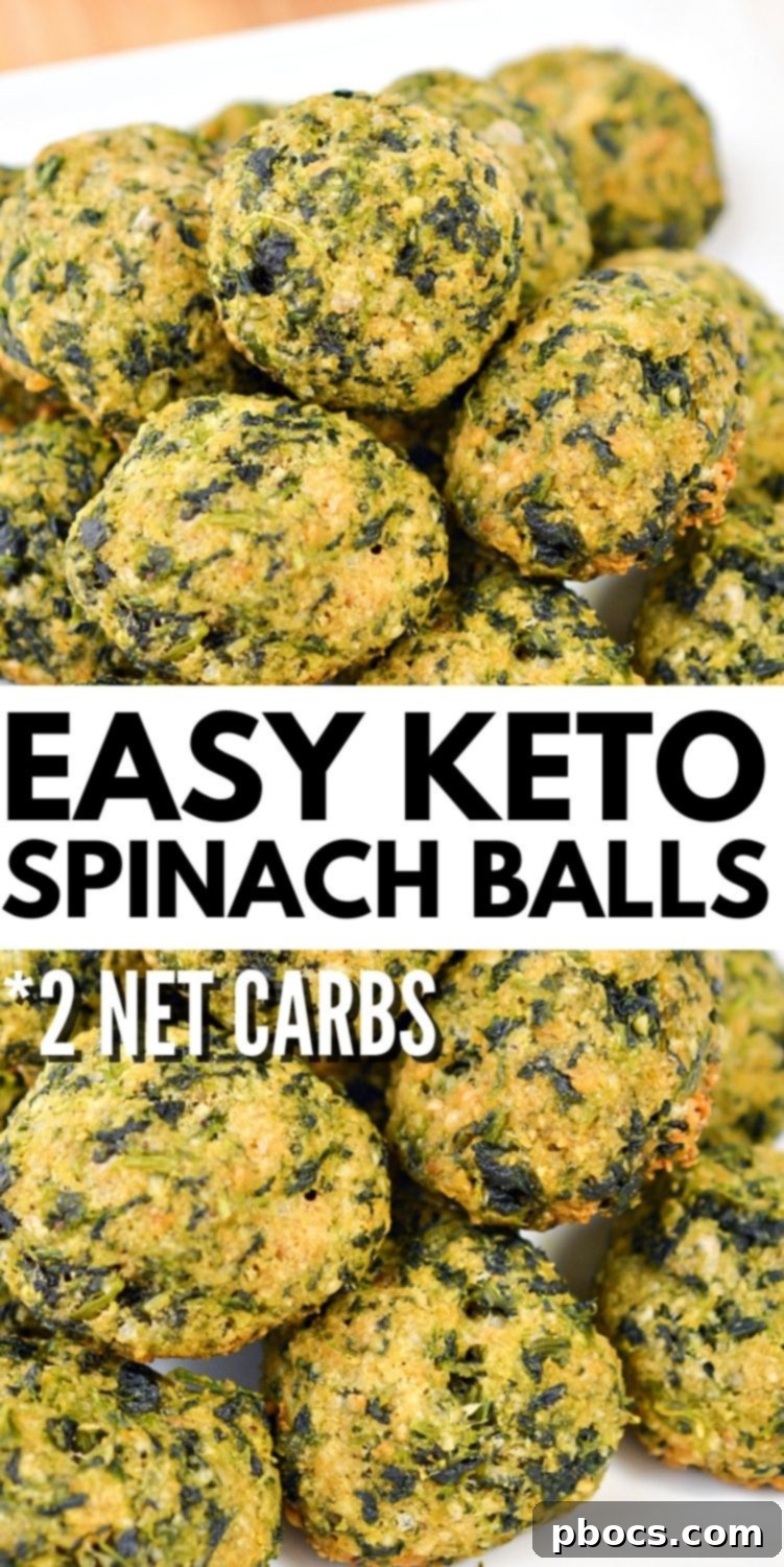 Pin for Later: Keto Spinach Balls Recipe