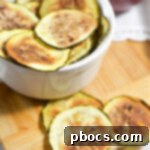 Keto Salt and Vinegar Zucchini Chips