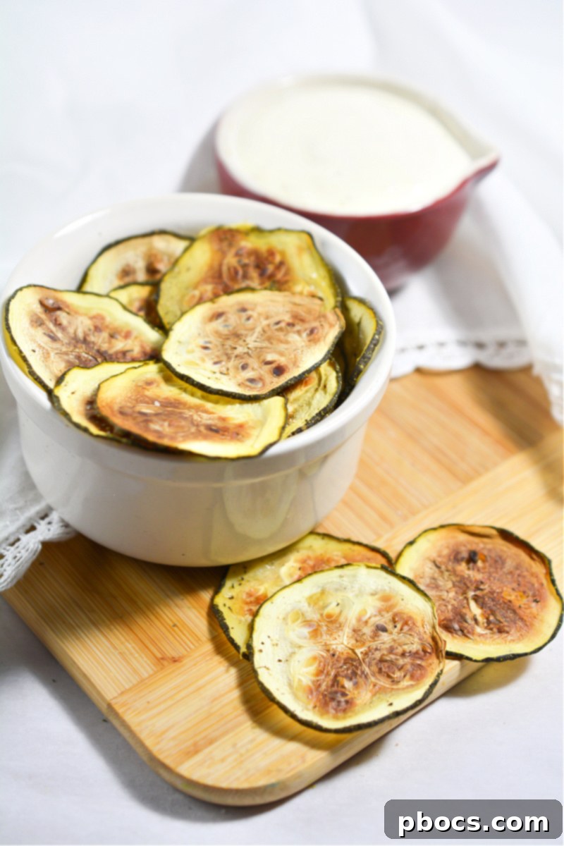 Air Fryer Zucchini Chips