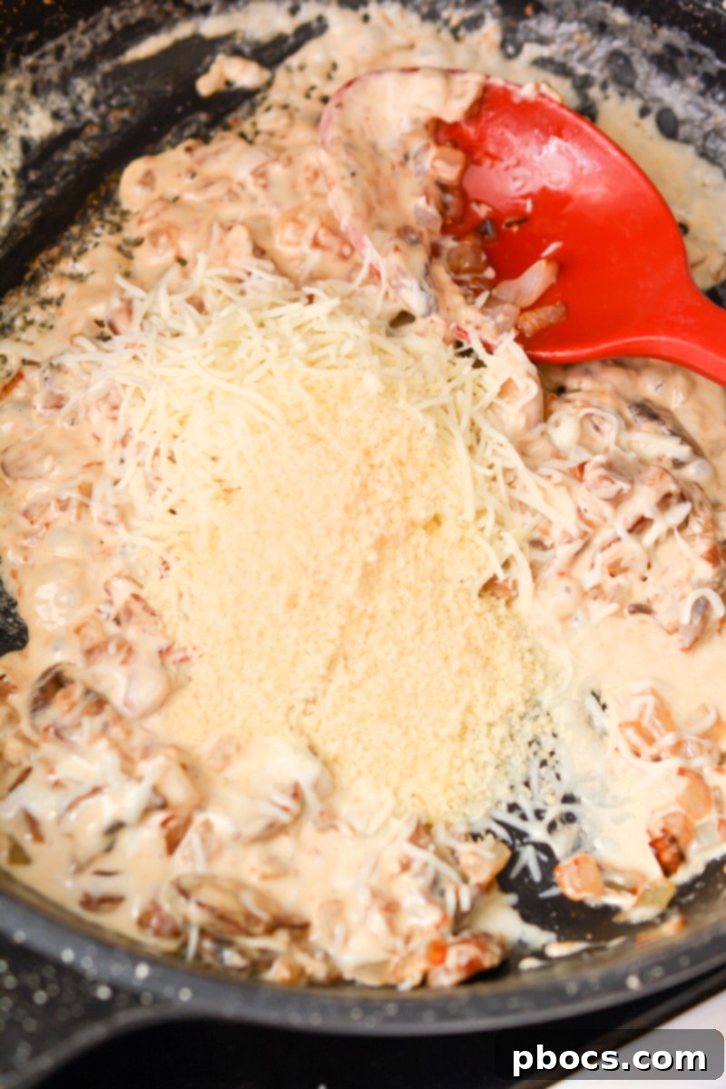 Spinach and Bacon Filling Ready