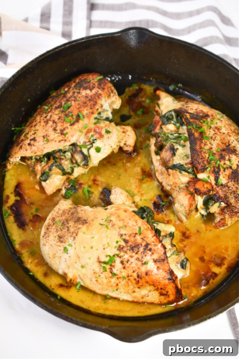 Keto Cheesy Spinach Filling