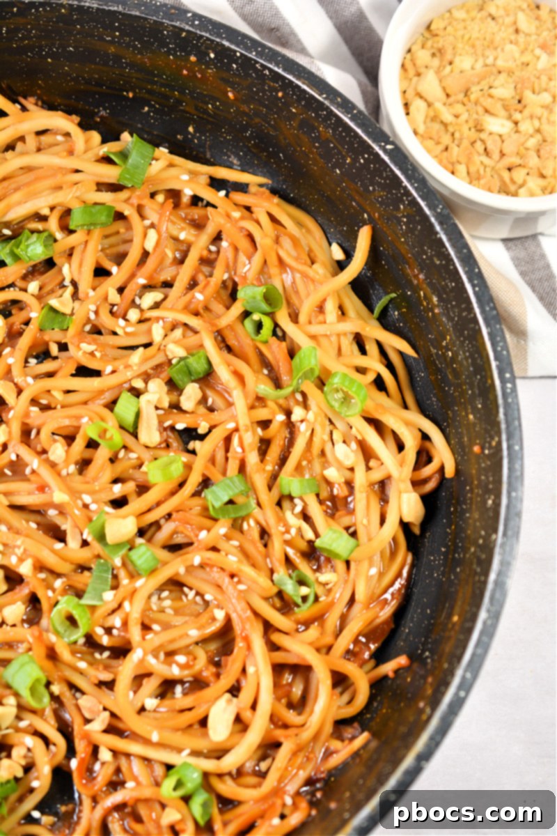 Low Carb Palmini Peanut Noodles 2 Low-Carb Pasta - Palmini Peanut Noodles
