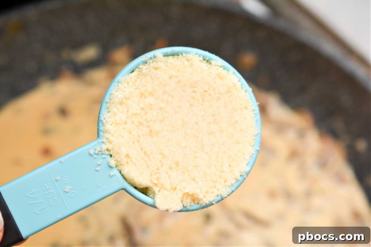 Creamy sauce for keto risotto