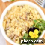 Keto Mushroom and Pumpkin Risotto Made With Cauliflower Rice